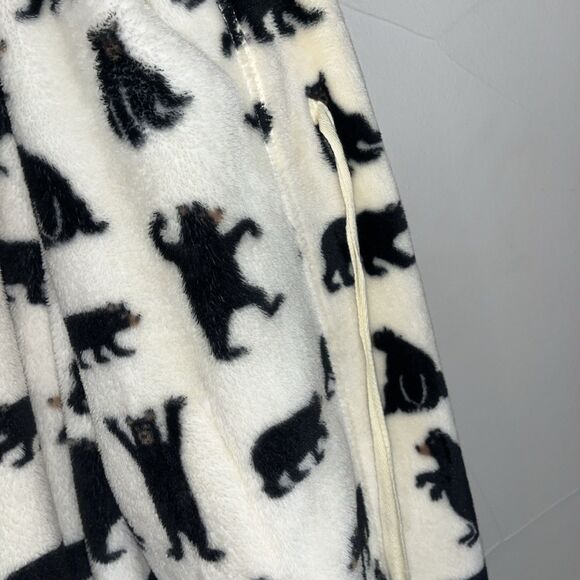 Little Blue House Black Bear Hooded Plush Fleece Robe, Women’s Large Hatley - Picture 8 of 13
